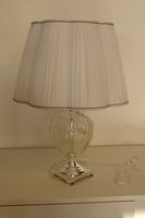 glass lamp with shade - made in italy