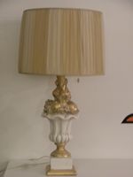 lampada da tavolo in ceramica con paralume