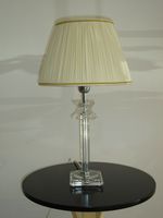 crystal lamp with shade - made in italy