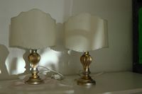 wooden lamp with lampshade - made in italy