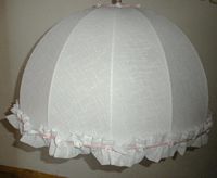 lampshade - chandelier - handmade
